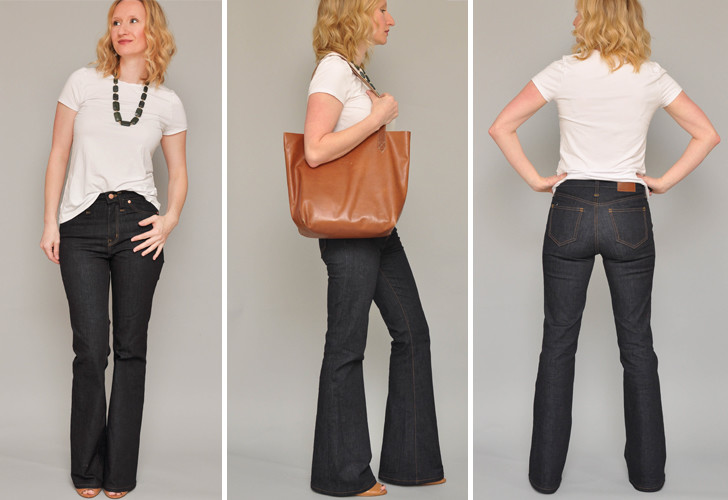 Birkin Flares jeans pattern by Baste + Gather - Cucicucicoo