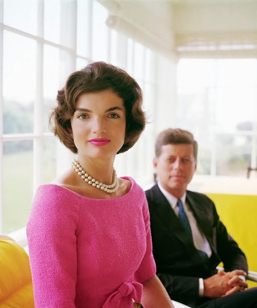 Jackie O in a blood-stained Pink Chanel Suit : r/TheCrownNetflix