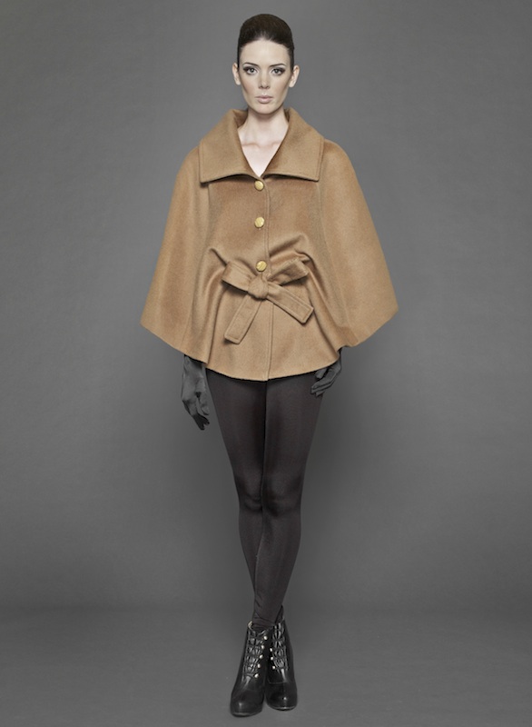 wide-collar-cape-with-belt – Fabrickated